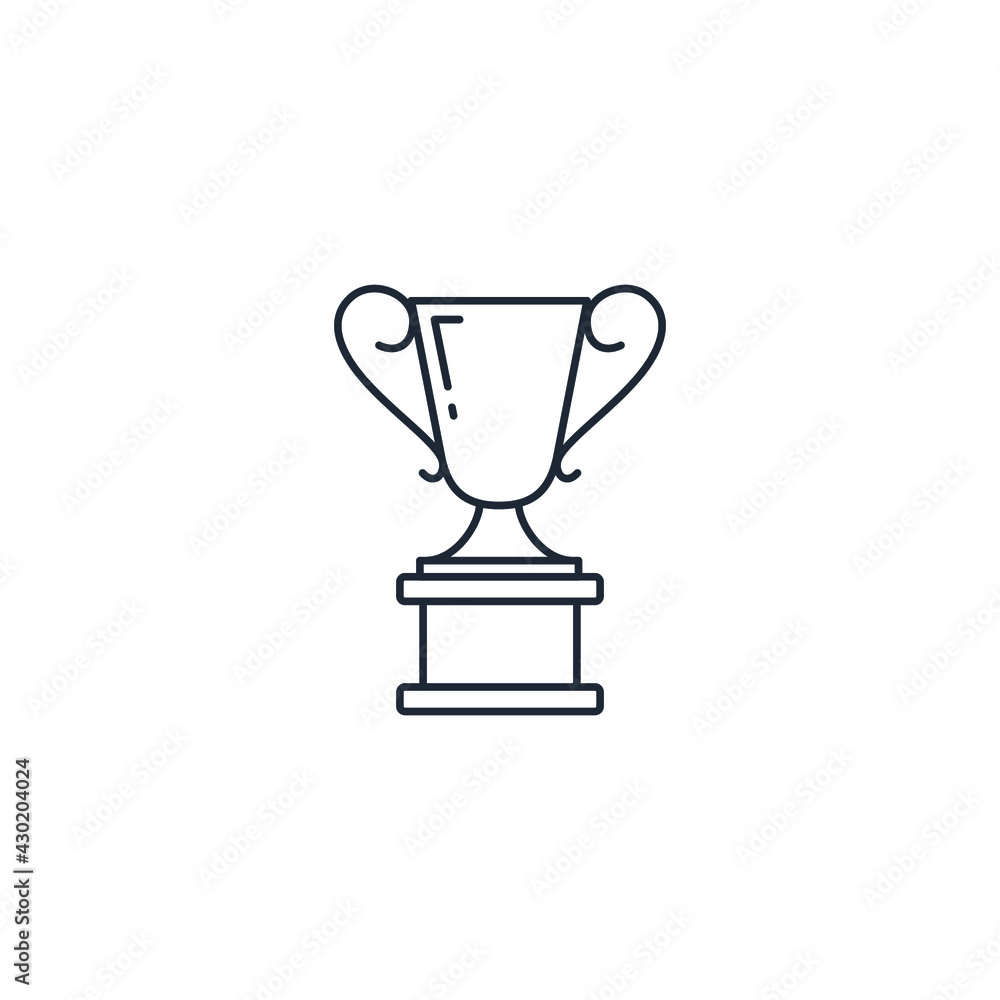 trophy icon champion symbol logo template trophy icon champion symbol logo template