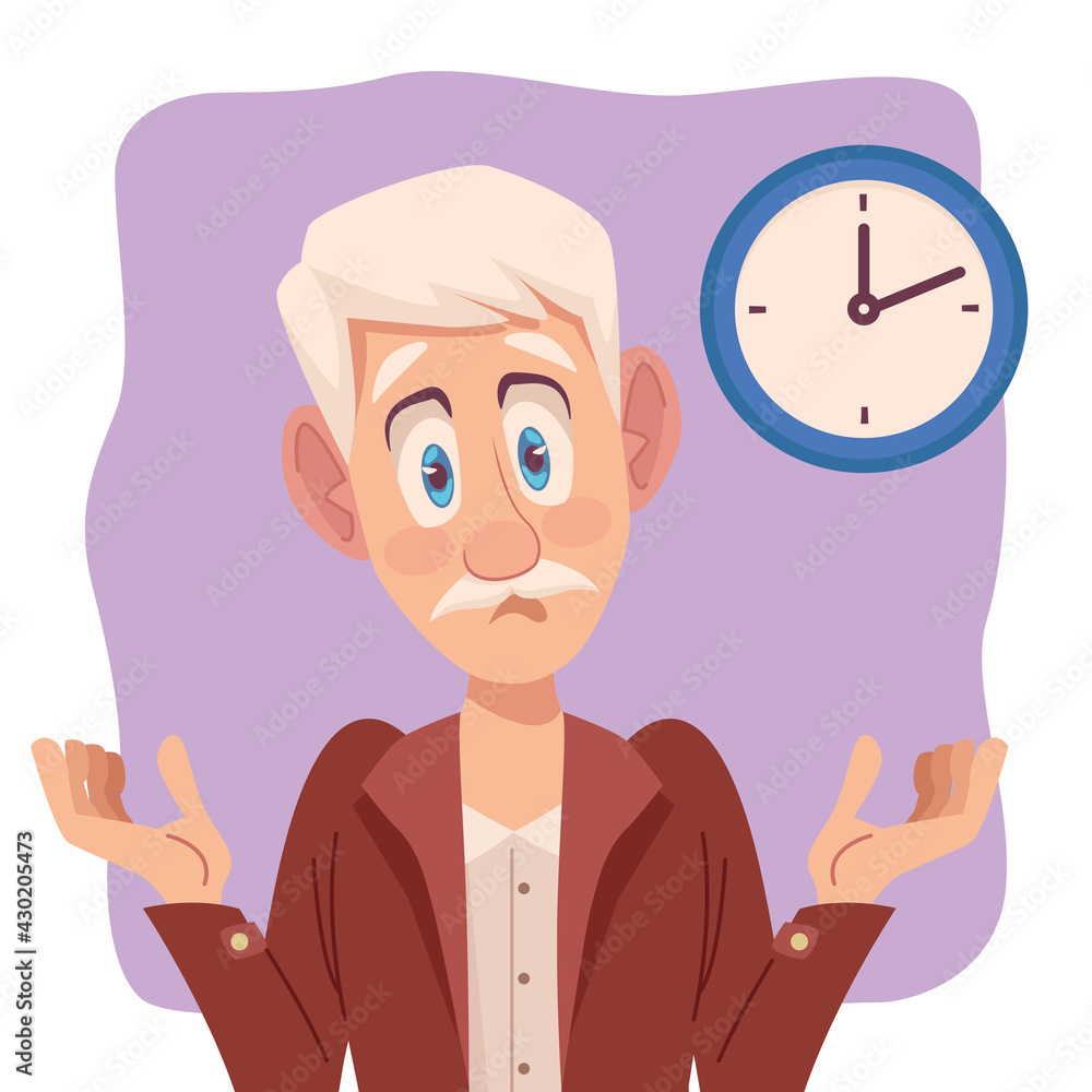 grandfather with time confusion grandfather with time confusion