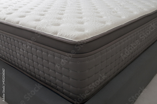 closeup of bed and luxury mattress