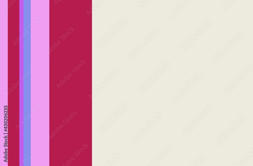 Background with vertical purple lines. Colorful vertical stripes pattern. Simple seamless texture with thin and thick straight lines.