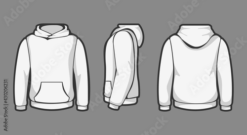 Hoodie template views