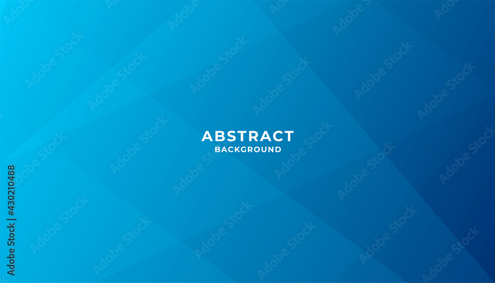 Minimal geometric blue background with dynamic shapes composition. Eps10 vector.