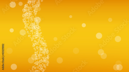 Beer foam. Craft lager splash. Oktoberfest background.