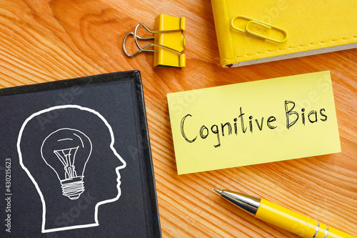 Cognitive Bias is shown on the photo using the text photo