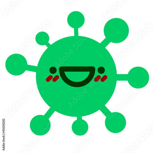 happy blushing virus
