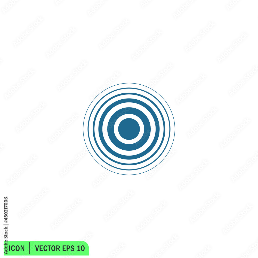 pain circle icon vector illustration logo template pain circle icon vector illustration logo template