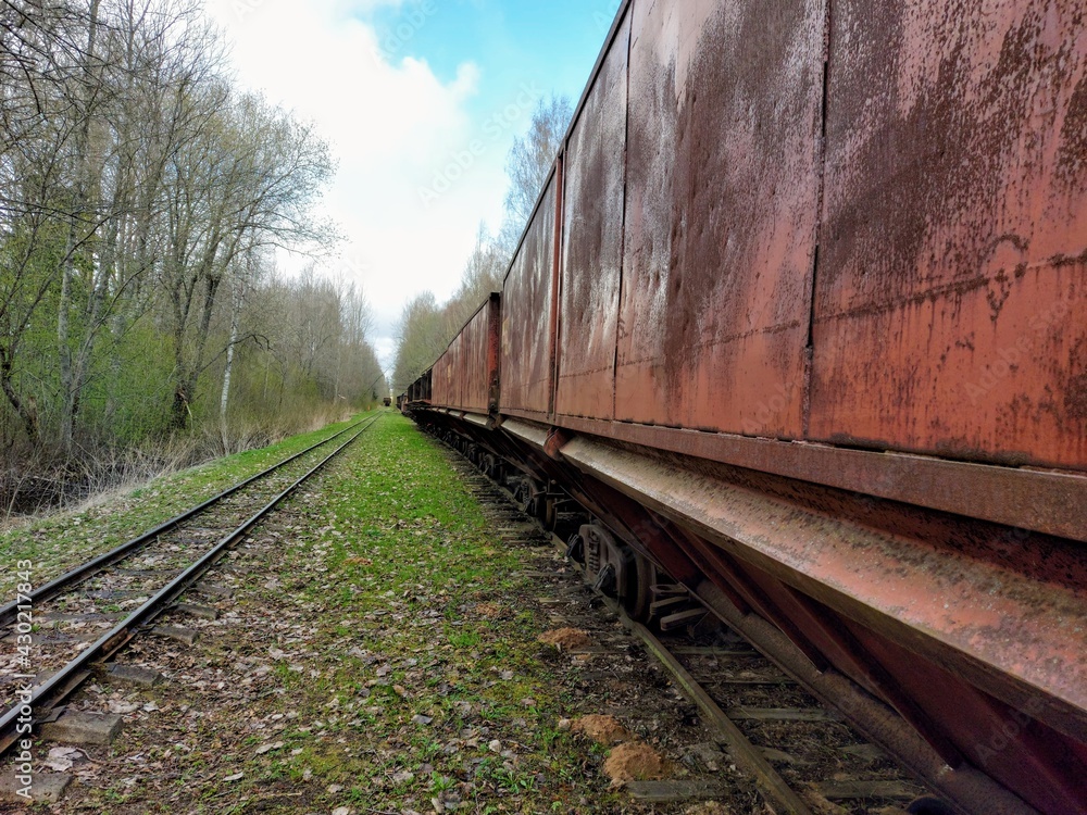 Obraz premium train on railway