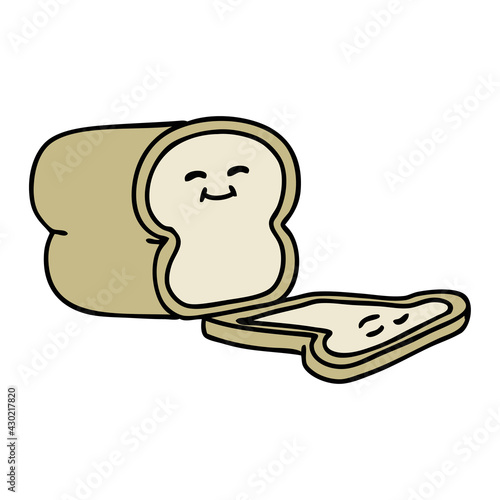 sliced loaf of bread