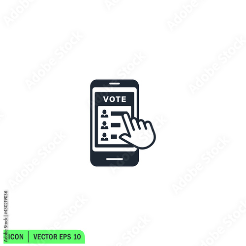 mobile vote symbol