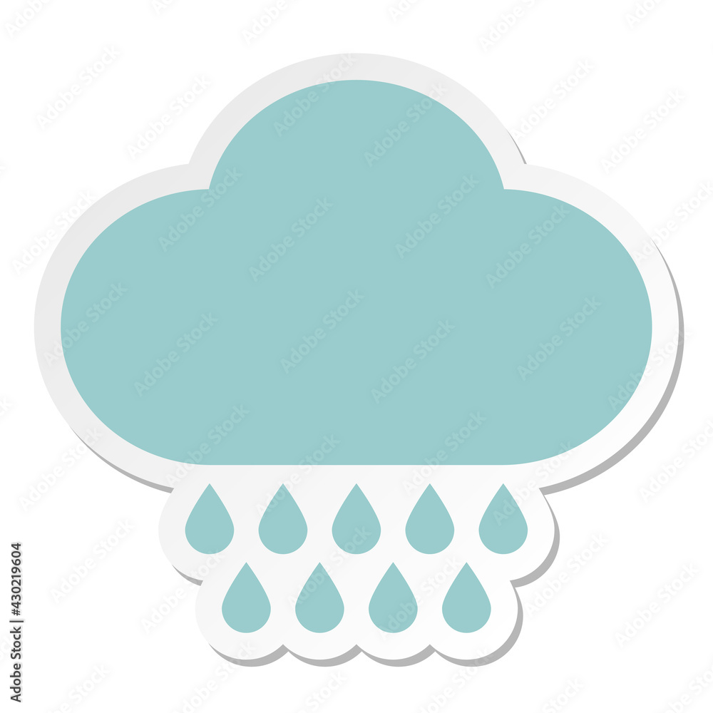 raincloud sticker