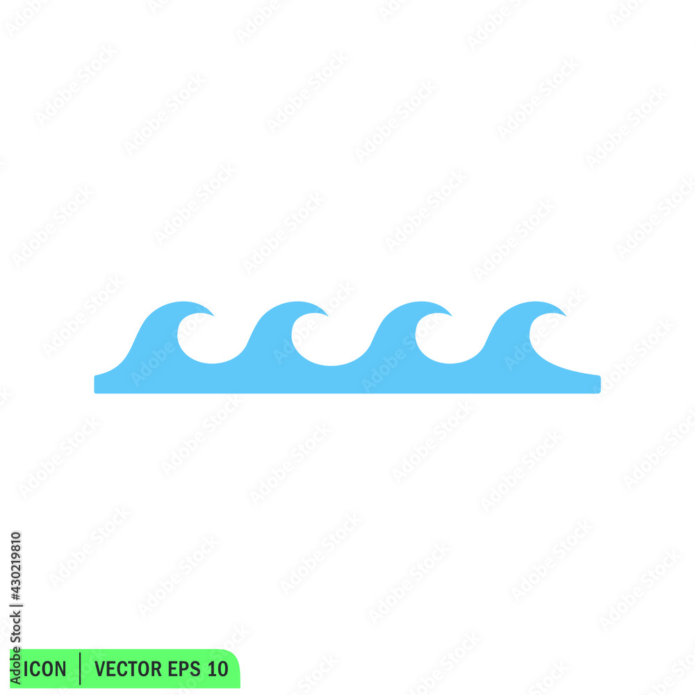 wave water and sea icon vector illustration logo template wave water and sea icon vector illustration logo template