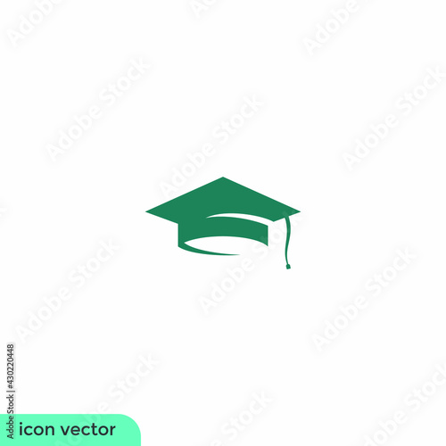 graduation hat icon education symbol 
