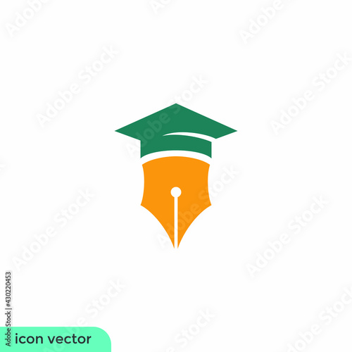 graduation hat icon education symbol 