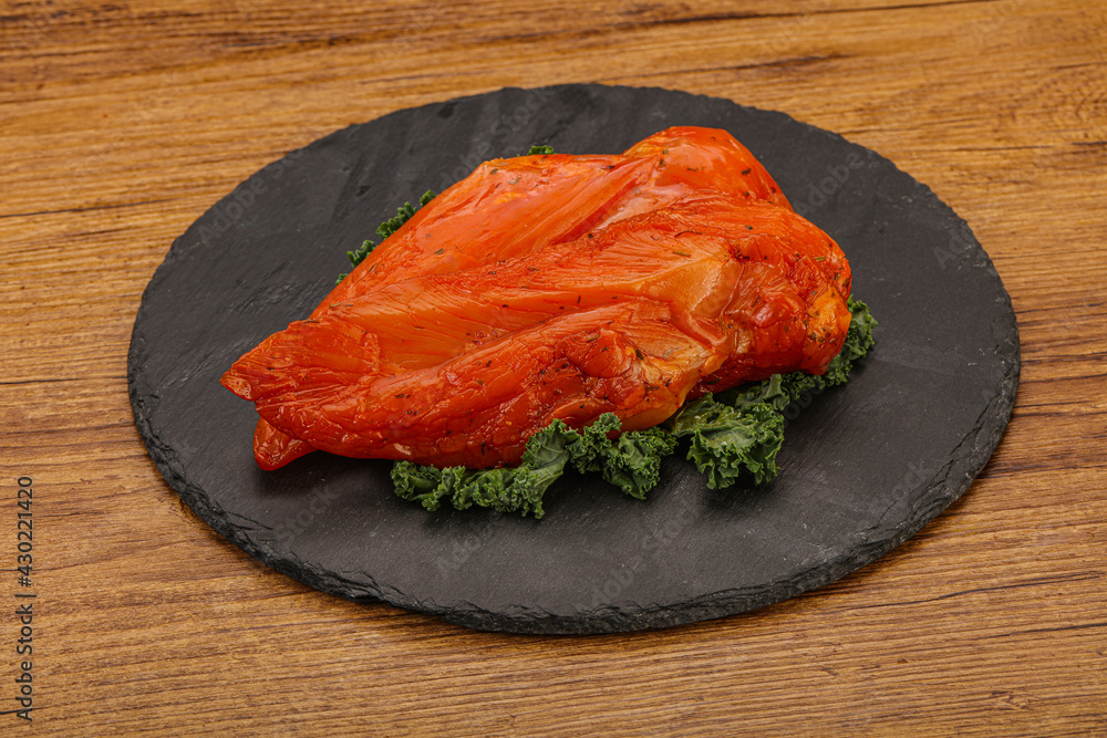 Smoked chicken breast with spices Smoked chicken breast with spices