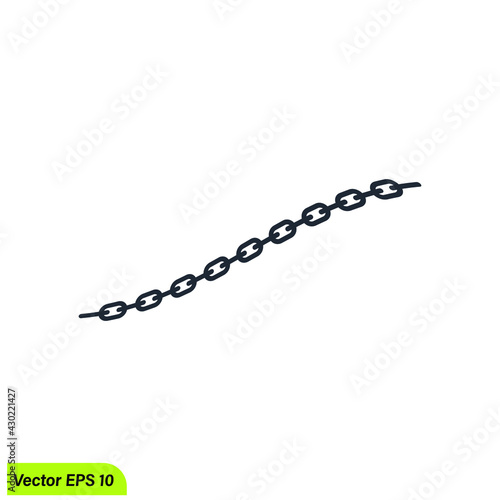 chain isolated on white