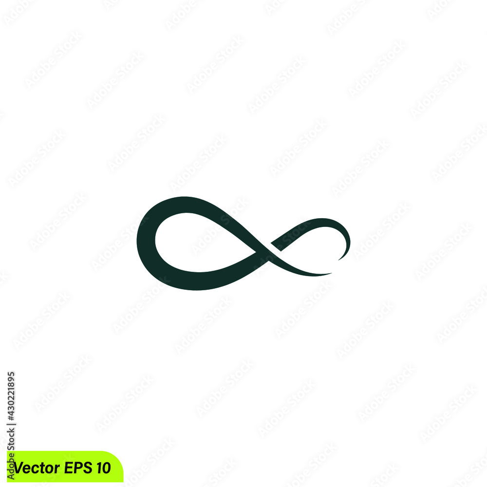 infinity icon vector illustration infinity icon vector illustration