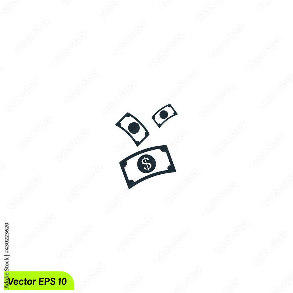 cash money icon vector illustration simple design element
