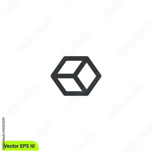 block chain icon vector illustration simple design element 