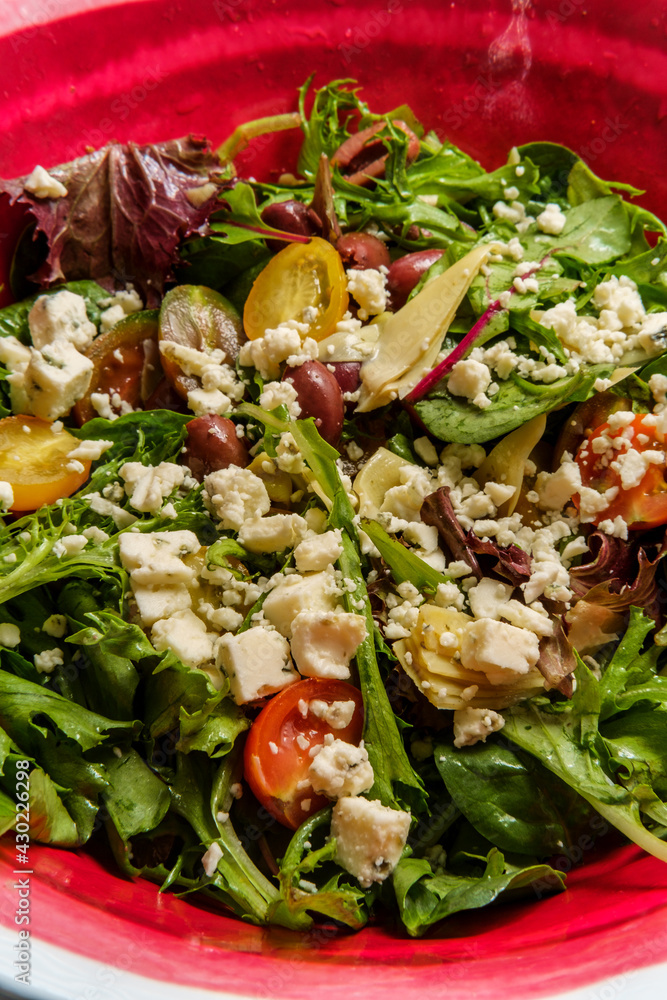 Mediterranean Blue Cheese Salad