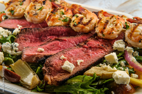 Photography Surf and Turf Salad