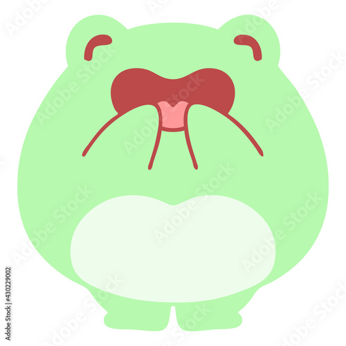 happy laughing frog