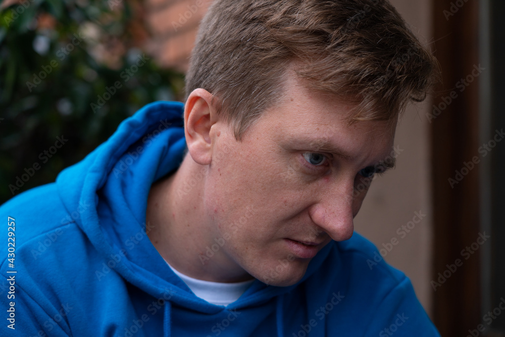 Obraz premium portrait of a man close-up