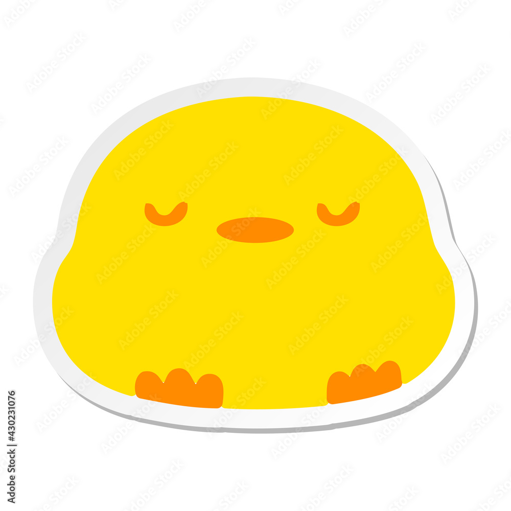 cute cartoon baby bird sticker cute cartoon baby bird sticker