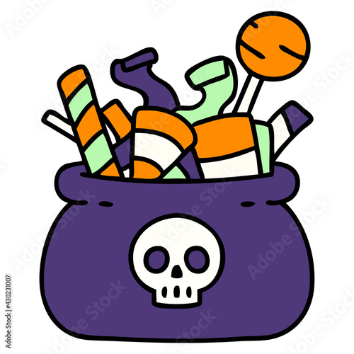 bag of halloween candy
