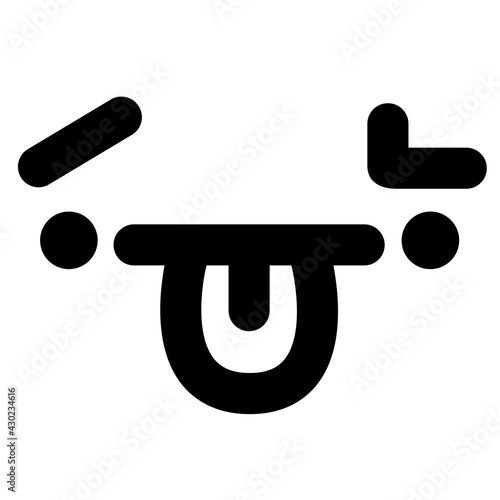 confused face raising eyebrow icon