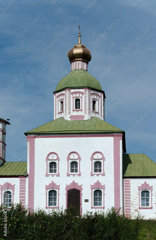 Church of Ilya the Prophet, Ivanov Gore Street, Suzdal, Vladimir Oblast, Russia. Attractions of the cities of the Golden Ring of Russia. The concept of domestic tourism