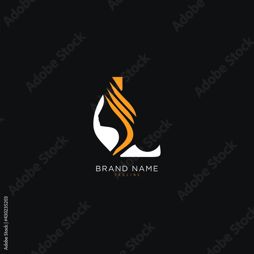Alphabet letter Initial L, LL logo vector design, minimal, innovative, creative, symbol, sign, monogram, template, logotype, concept, branding for premium business typeface, startup, company etc.
