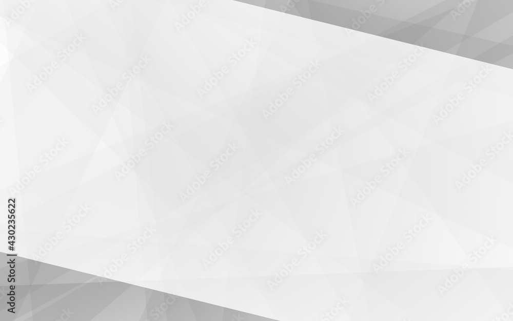 Obraz premium Abstract geometric white and gray Background. with space for concept design Technology and modern.