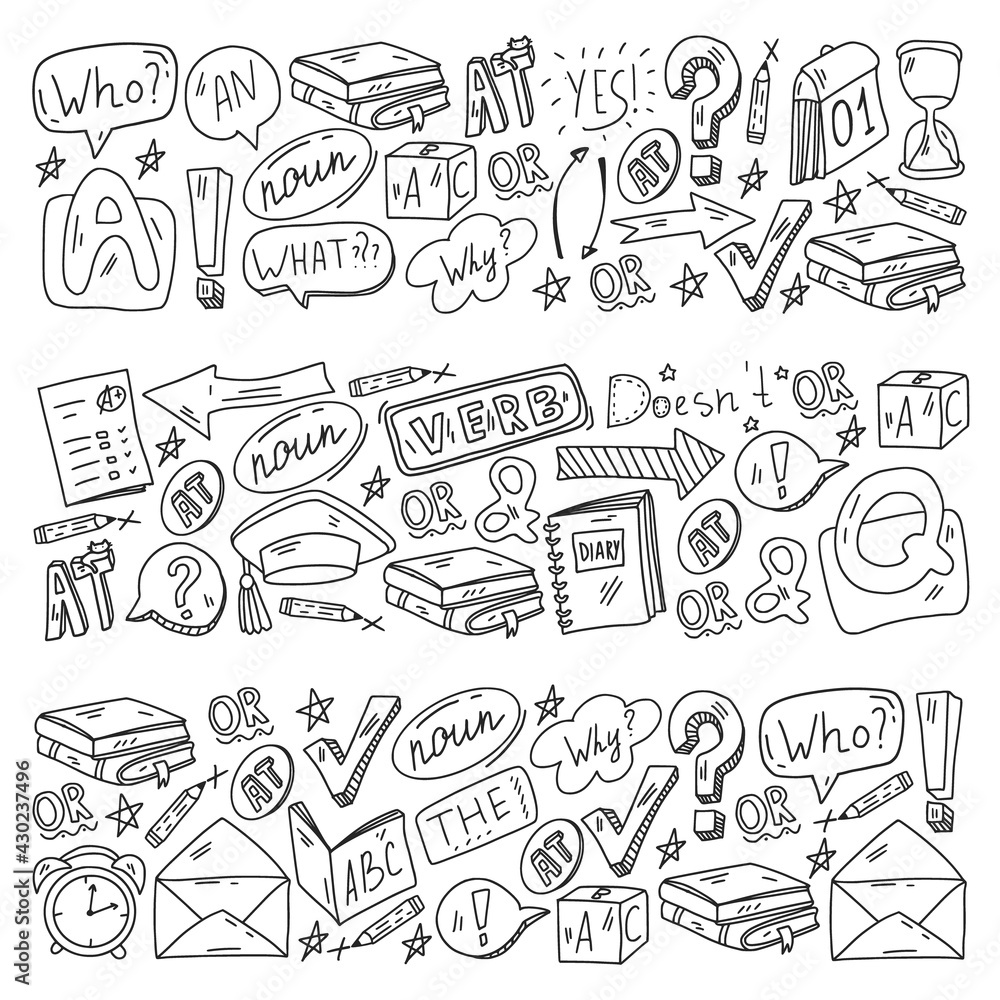 English course. E-learning, online education. English language English course. E-learning, online education. English language