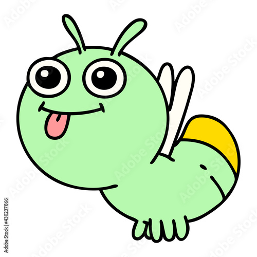 cute cartoon glow bug