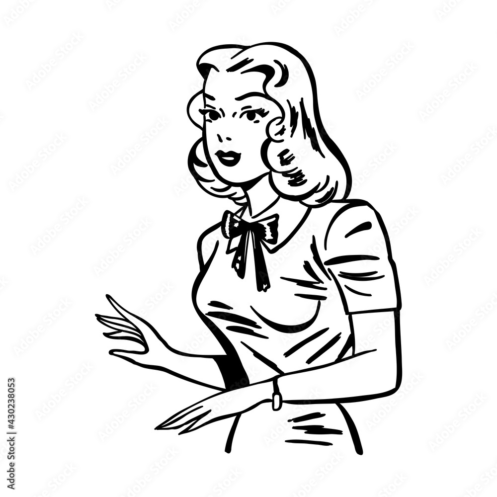 Ironic Satirical Illustration of a Retro Classic Comics book character Ironic Satirical Illustration of a Retro Classic Comics book character