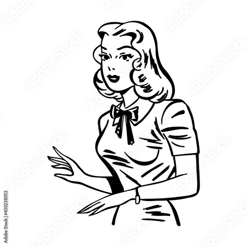 Ironic Satirical Illustration of a Retro Classic Comics book character