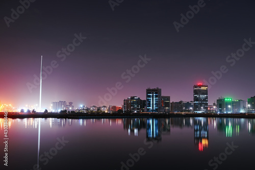 A beautiful night view of Jeddah City