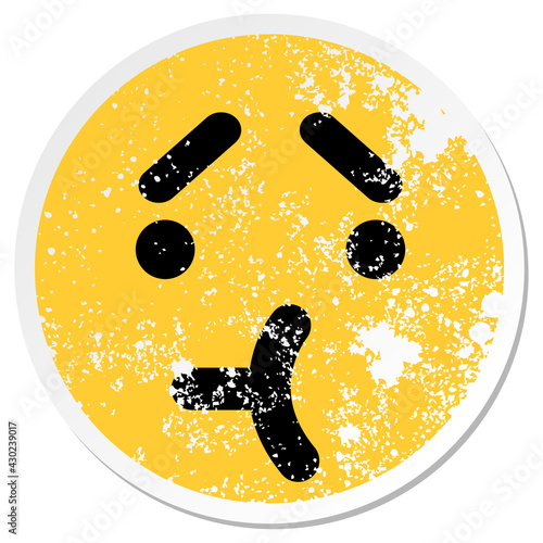 unsure face circle