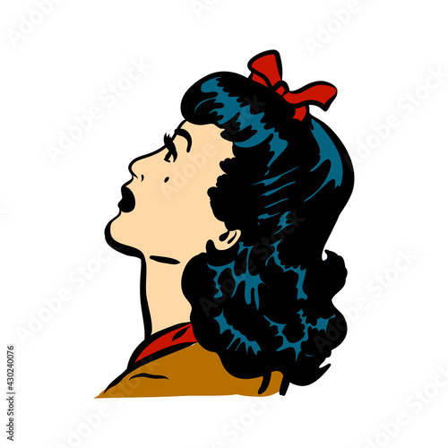 Ironic Satirical Illustration of a Retro Classic Comics book character