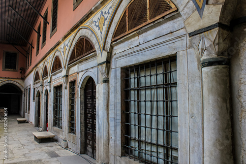 View of Harem in Topkapi Palace in Istanbul