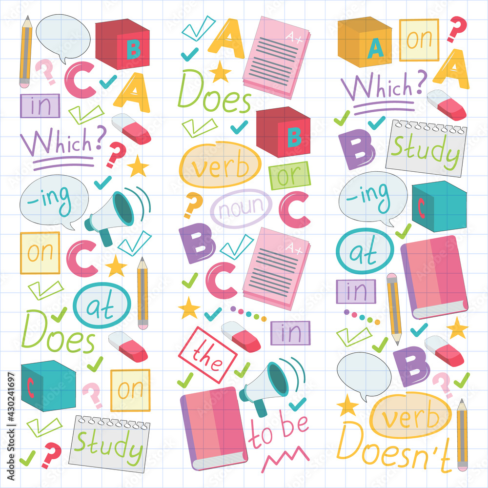 English course. E-learning, online education. English language English course. E-learning, online education. English language