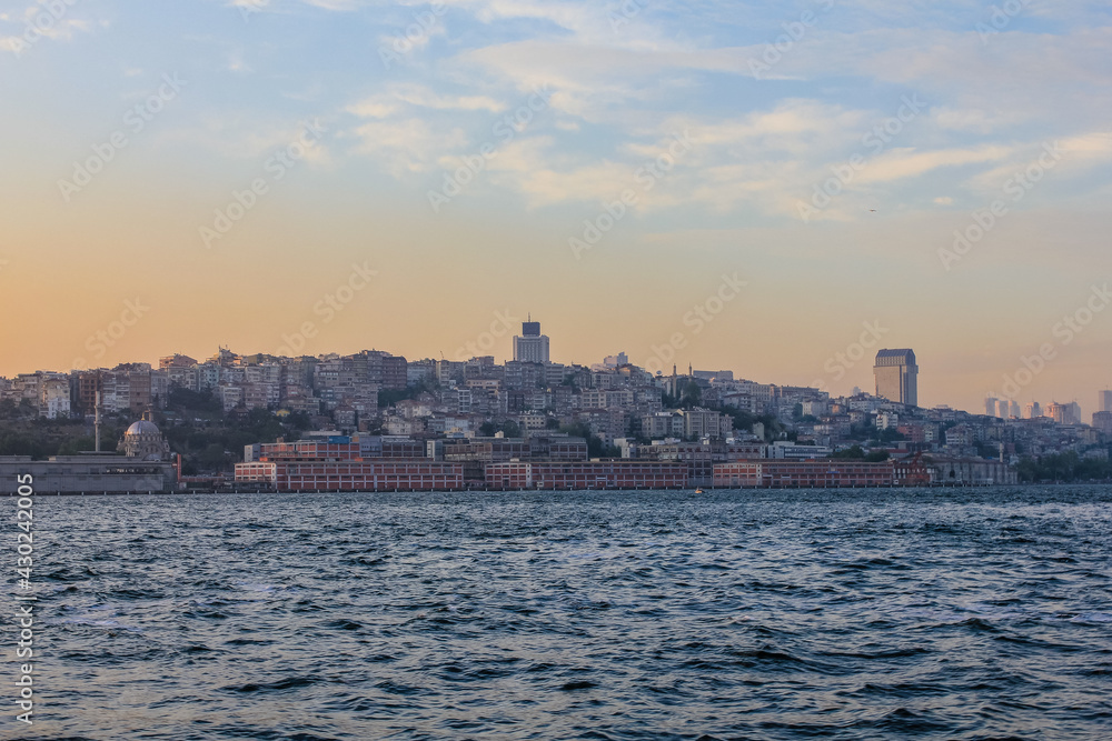 View of Istanbul from the Mediterranean Sea
