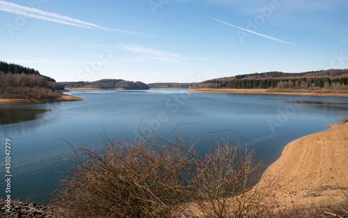 Fototapeta Naklejka Na Ścianę i Meble -  Dhunn water reservoir, Bergisches Land, Germany