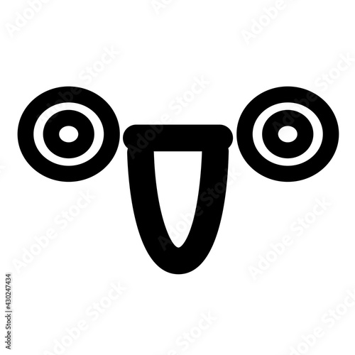 exhilarated face icon