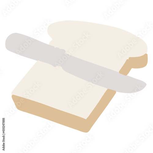 happy piece of toast