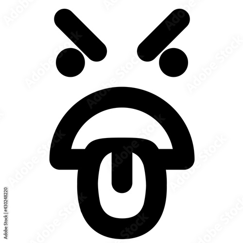 angry face icon