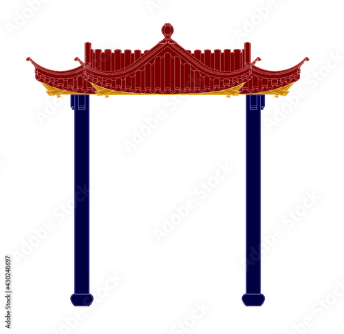 eastern gate, chinese style