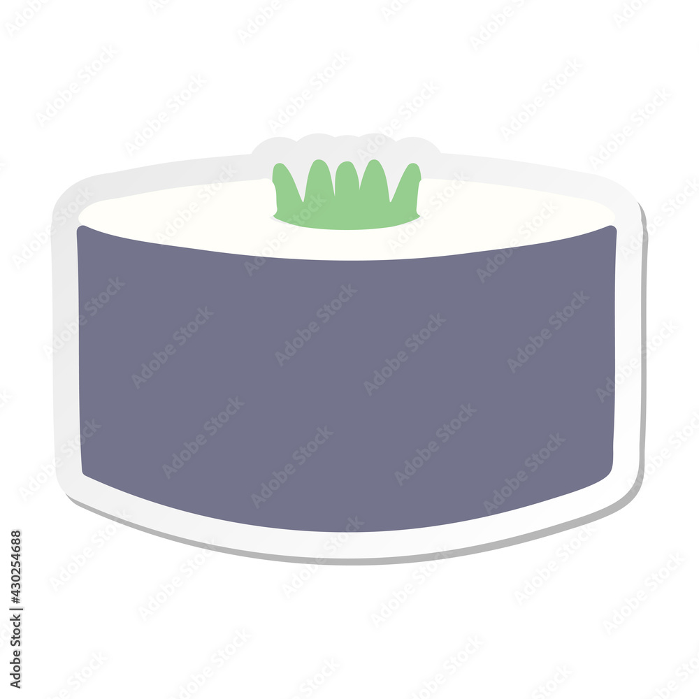 sushi roll sticker sushi roll sticker
