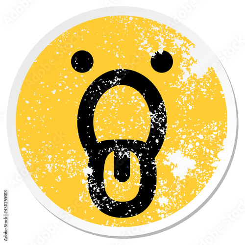panting face circle