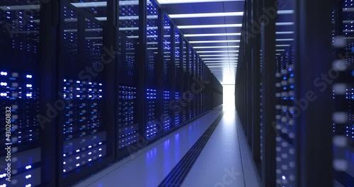 server room datacenter crypto currency mining farm photo